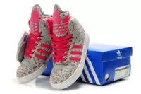 new jeremy scott adidas mujer zapatos mujer gray rouge flower pas cher